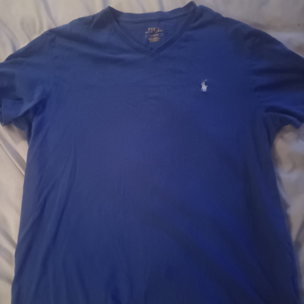 Polo by Ralph Lauren Men's Classic Blue Tee